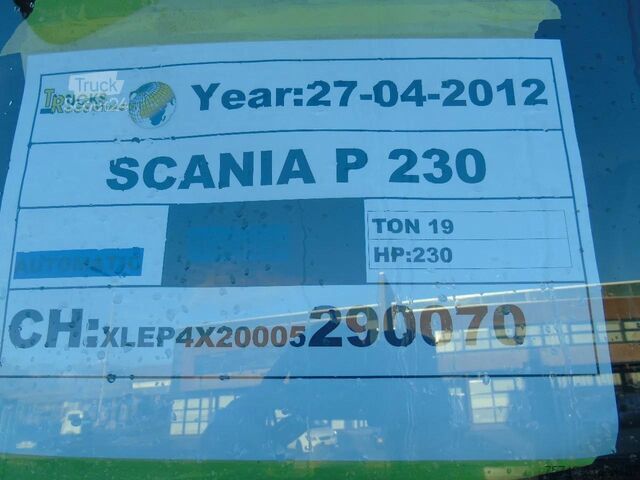 Рефрижераторная/морозильная транспортировка Scania P230 + carrier supra 950 + euro 5 + lift