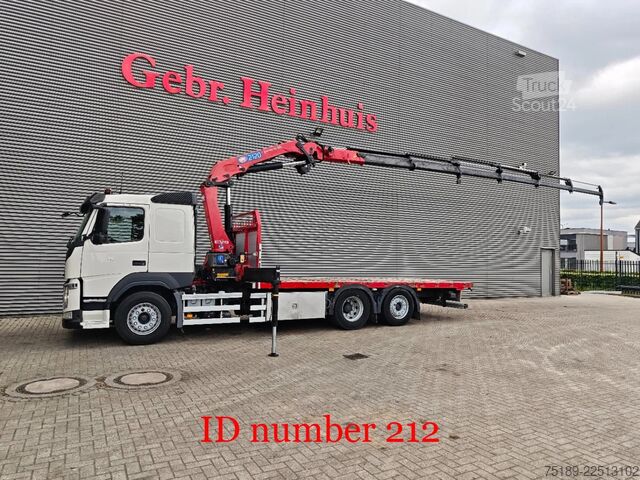 Autokrāna kravas automašīna Volvo FM 500 6x2 HMF 2120 K-RC 6 x Hydr. Winch!