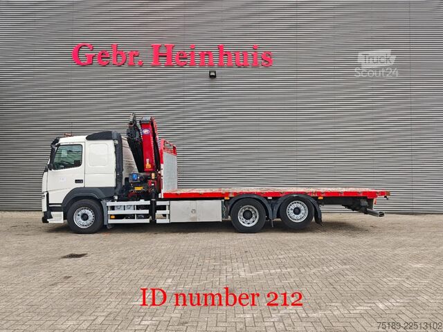 Autokrāna kravas automašīna Volvo FM 500 6x2 HMF 2120 K-RC 6 x Hydr. Winch!