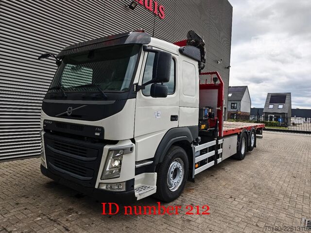 Autokrāna kravas automašīna Volvo FM 500 6x2 HMF 2120 K-RC 6 x Hydr. Winch!