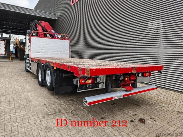 Autokrāna kravas automašīna Volvo FM 500 6x2 HMF 2120 K-RC 6 x Hydr. Winch!