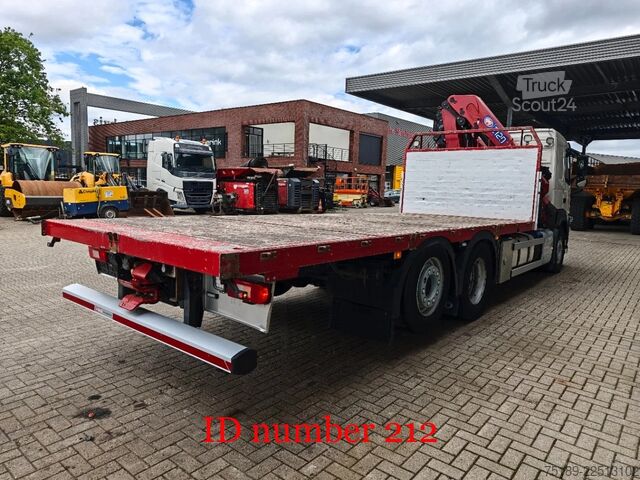 Autokrāna kravas automašīna Volvo FM 500 6x2 HMF 2120 K-RC 6 x Hydr. Winch!