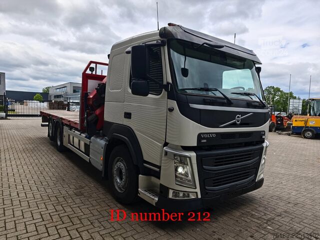 Autokrāna kravas automašīna Volvo FM 500 6x2 HMF 2120 K-RC 6 x Hydr. Winch!