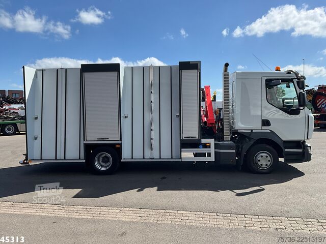 транспортер стекла Renault D 220 Euro 6 Fassi 2,3 Tonmeter laadkraan Just ...