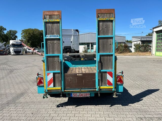 Tieflader Anhänger BLOMENRÖHR 545 - 5000 / Rampen / GG 5.000 kg / TüV 06-27