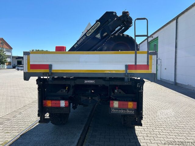 LKW mit Pritsche (offen) UNIMOG U20 / Palfinger PK 9001 + Funk