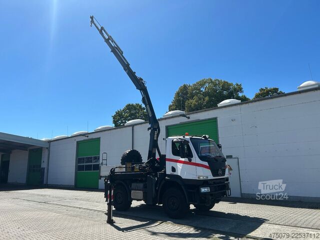 LKW mit Pritsche (offen) UNIMOG U20 / Palfinger PK 9001 + Funk