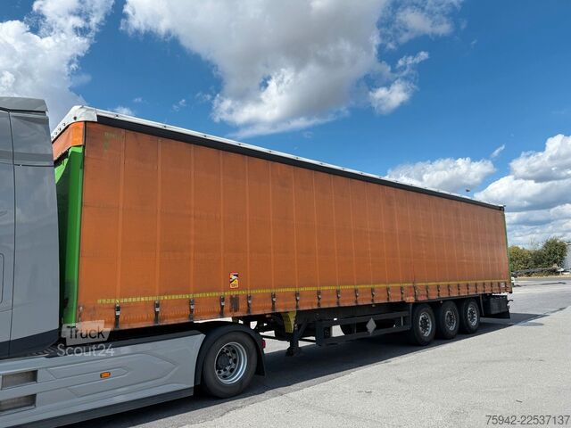Open oplegger met zeil SCHMITZ CARGOBULL SCS 24/L EDSCHA XL GETRÄNKE