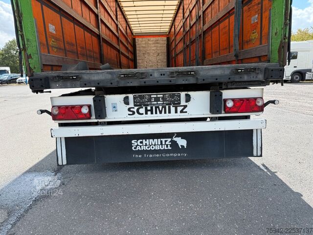 Open oplegger met zeil SCHMITZ CARGOBULL SCS 24/L EDSCHA XL GETRÄNKE