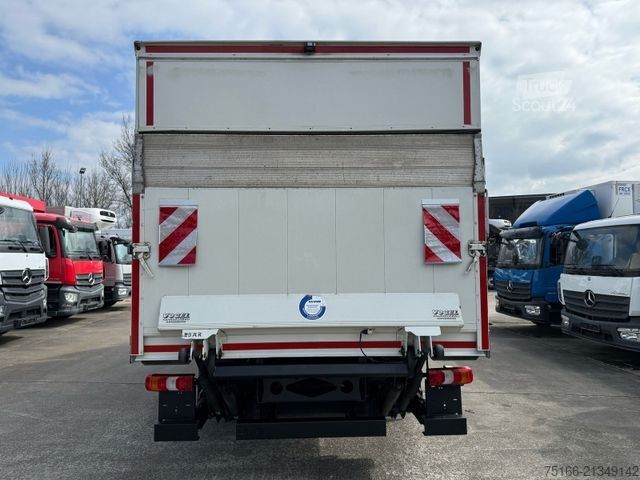 Vrachtwagen met bakwagen MERCEDES-BENZ ATEGO 1524 L Koffer 6,1 m LBW BÄR 1,5 T*NL 7,9 T