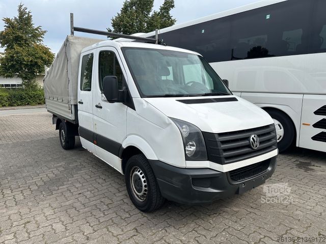 Transporter mit Pritsche & Plane VOLKSWAGEN Crafter Pritsche 35 mittel L2 Doppelkabine