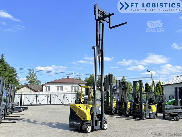 Dört yollu forklift Combilift CB3000 DIESEL TRIPLEX 5500 FREE-LIFT