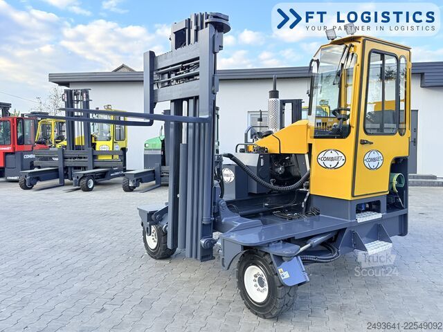Dört yollu forklift Combilift C5000XL GAS TRIPLEX 5550 FREE-LIFT CABIN