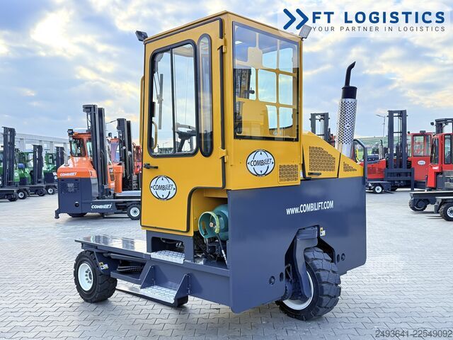 Dört yollu forklift Combilift C5000XL GAS TRIPLEX 5550 FREE-LIFT CABIN