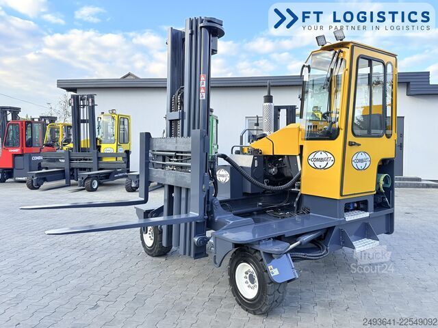Dört yollu forklift Combilift C5000XL GAS TRIPLEX 5550 FREE-LIFT CABIN