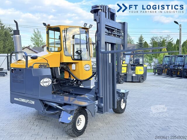Dört yollu forklift Combilift C5000XL GAS TRIPLEX 5550 FREE-LIFT CABIN