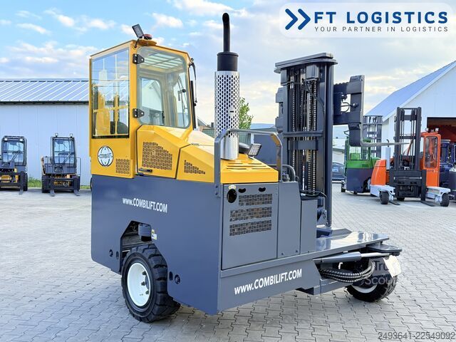 Dört yollu forklift Combilift C5000XL GAS TRIPLEX 5550 FREE-LIFT CABIN