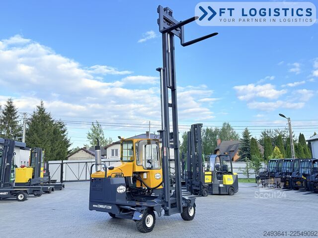 Dört yollu forklift Combilift C5000XL GAS TRIPLEX 5550 FREE-LIFT CABIN