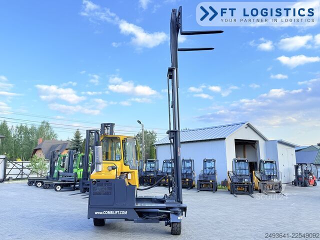 Dört yollu forklift Combilift C5000XL GAS TRIPLEX 5550 FREE-LIFT CABIN