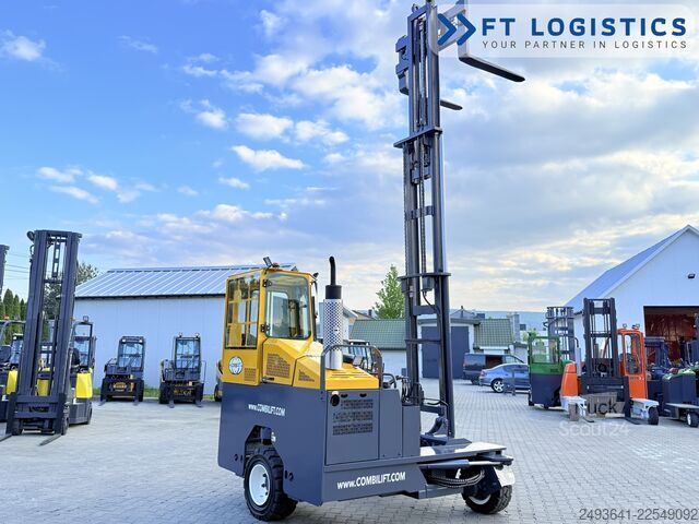 Dört yollu forklift Combilift C5000XL GAS TRIPLEX 5550 FREE-LIFT CABIN