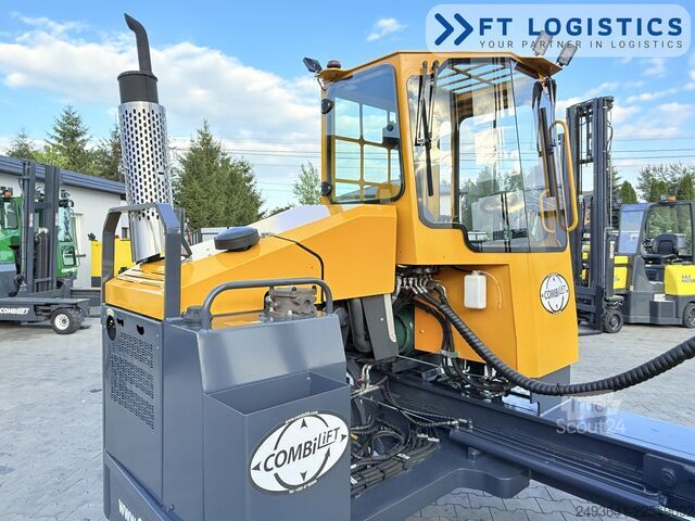 Dört yollu forklift Combilift C5000XL GAS TRIPLEX 5550 FREE-LIFT CABIN