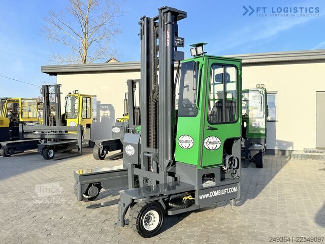 Dört yollu forklift Combilift C4000 GAS TRIPLEX 6900 FREE-LIFT CABIN