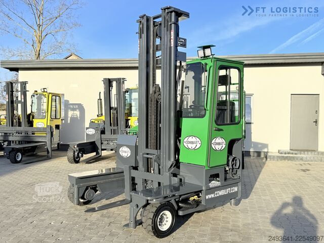 Dört yollu forklift Combilift C4000 GAS TRIPLEX 6900 FREE-LIFT CABIN
