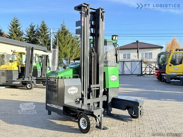 Dört yollu forklift Combilift C4000 GAS TRIPLEX 6900 FREE-LIFT CABIN