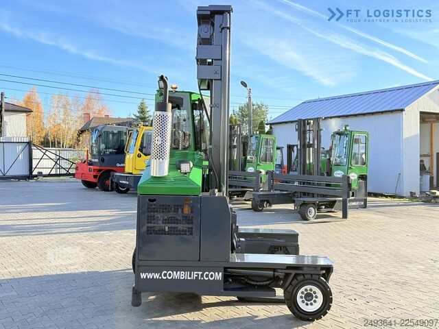 Dört yollu forklift Combilift C4000 GAS TRIPLEX 6900 FREE-LIFT CABIN
