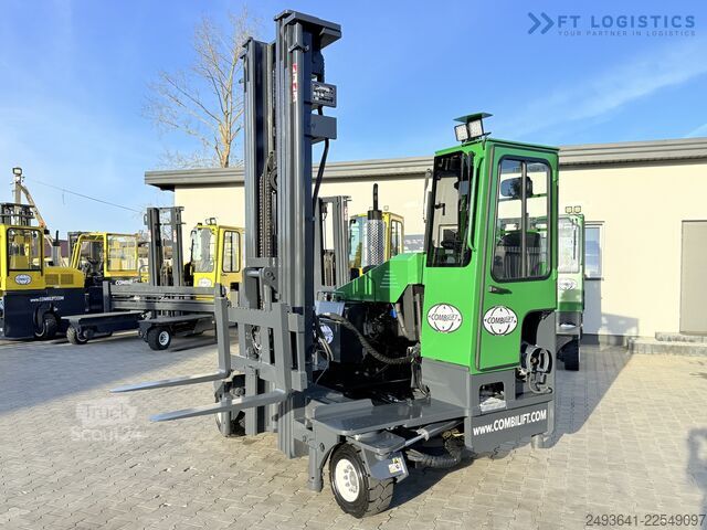 Dört yollu forklift Combilift C4000 GAS TRIPLEX 6900 FREE-LIFT CABIN