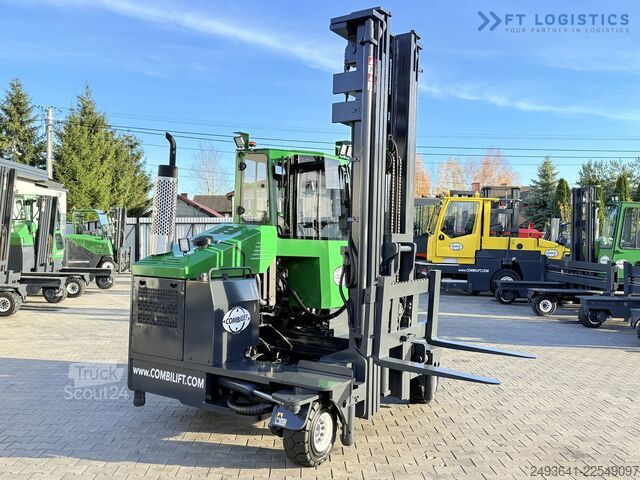 Dört yollu forklift Combilift C4000 GAS TRIPLEX 6900 FREE-LIFT CABIN