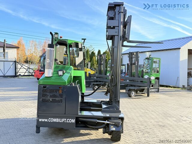 Dört yollu forklift Combilift C4000 GAS TRIPLEX 6900 FREE-LIFT CABIN