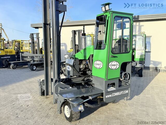 Dört yollu forklift Combilift C4000 GAS TRIPLEX 6900 FREE-LIFT CABIN