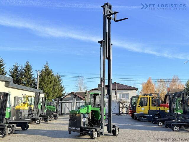 Dört yollu forklift Combilift C4000 GAS TRIPLEX 6900 FREE-LIFT CABIN