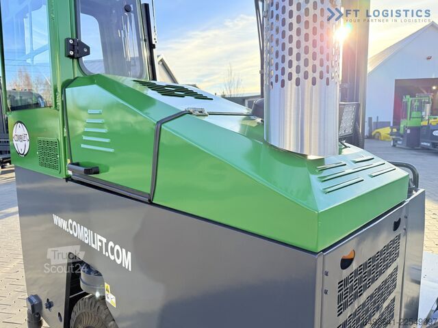 Dört yollu forklift Combilift C4000 GAS TRIPLEX 6900 FREE-LIFT CABIN