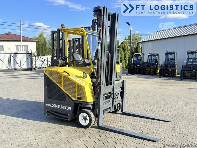Dört yollu forklift Combilift CB2500 GAS TRIPLEX 6000 FREE-LIFT