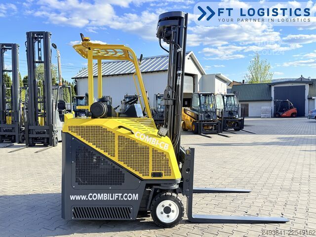 Dört yollu forklift Combilift CB2500 GAS TRIPLEX 6000 FREE-LIFT