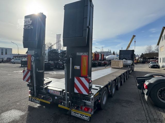 Tieflader-Sattelauflieger GOLDHOFER STZ-H7(245)A 9,3 m ausziehbar 6x gelenkt 2x lift