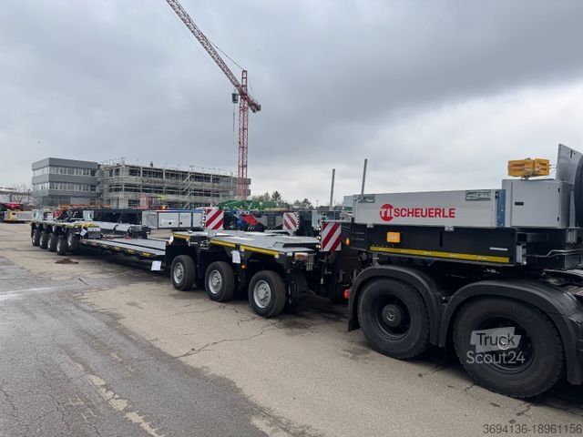 Låglastarsläpvagn SCHEUERLE EuroCompact U15 (2+1)3 Baggerbett 5(1+4)