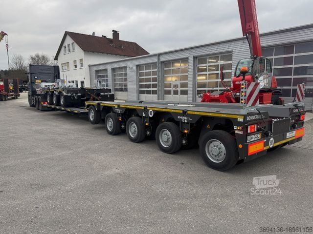 Låglastarsläpvagn SCHEUERLE EuroCompact U15 (2+1)3 Baggerbett 5(1+4)