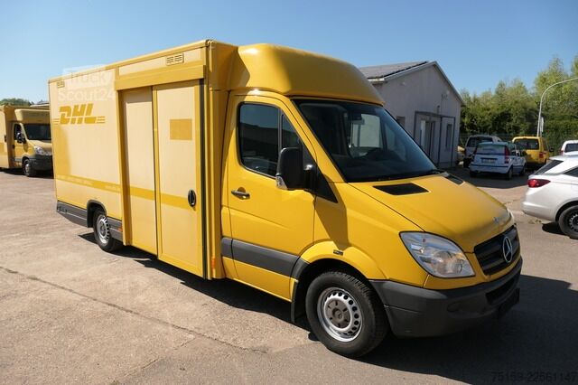Furgone chiuso mercedes-benz SPRINTER 310 CDI MAXI EURO-5 KOFFER REGALE KAMERA DURCHGANG COC