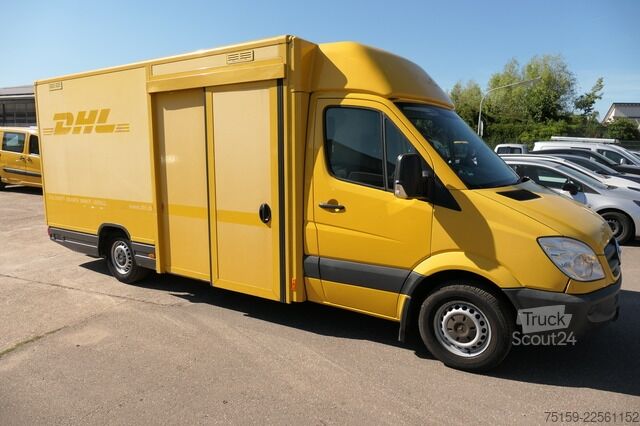 Furgone chiuso mercedes-benz SPRINTER 310 CDI MAXI EURO-5 KOFFER REGALE KAMERA DURCHGANG COC