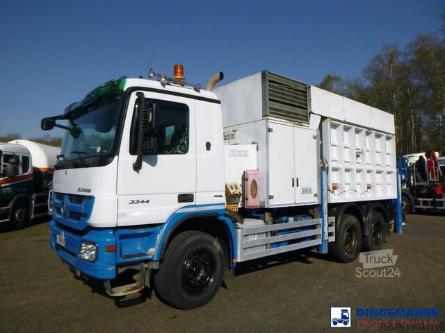Saugfahrzeug Mercedes Actros 3344 6x4 Saugbagger / vacuum excavator