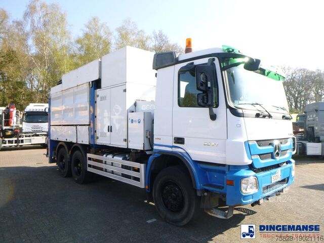 Saugfahrzeug Mercedes Actros 3344 6x4 Saugbagger / vacuum excavator