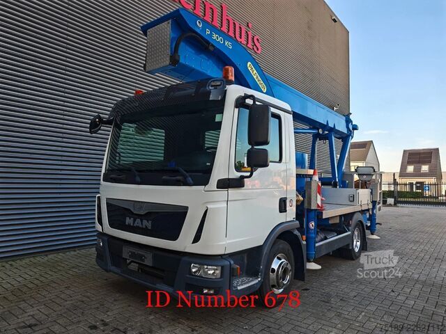 Løfteplattform MAN TGL 8.220 4x2 Palfinger P300KS Engine Defect!