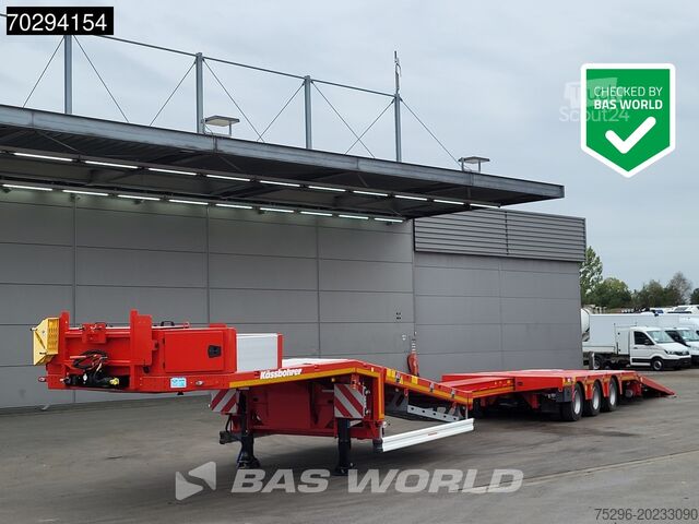 Nízký nakladač Kässbohrer Hydraulic Bed 450cm Extendable, Lift+Steering Axle