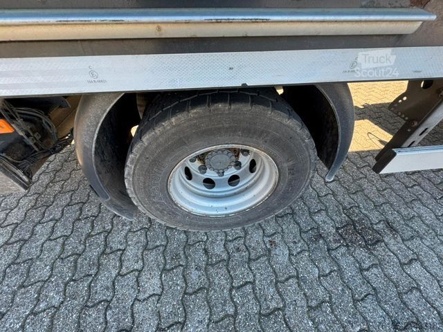 Platós teherautó ponyvával DAF LF 12.230 Pritsche Plane +Ladebordwand