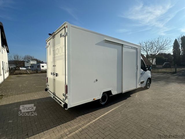 Vrachtwagen met bakwagen RENAULT Master Tiefrahmen Koffer *Kamera*Klima*