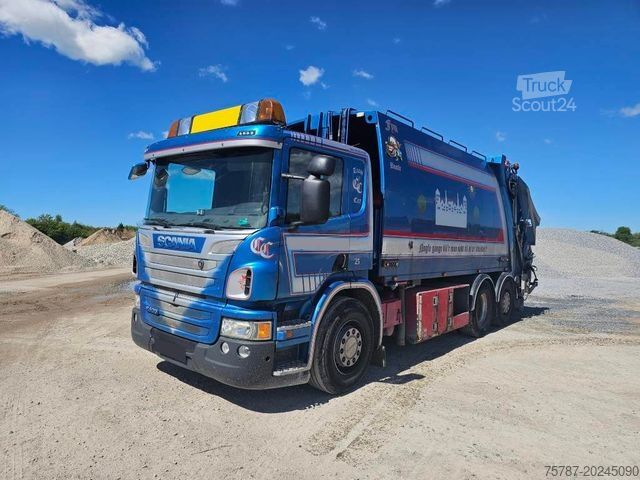 Autospecială de gunoi SCANIA P 400, Retarder, Winde, NTM 20 cbm , Klima