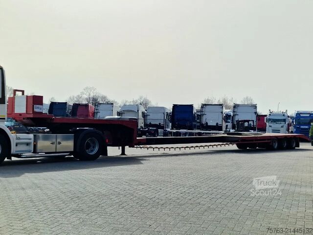 Chargeur bas Van Hool SZ-302 Low loader - 3 axle - Ramps - Extendable...